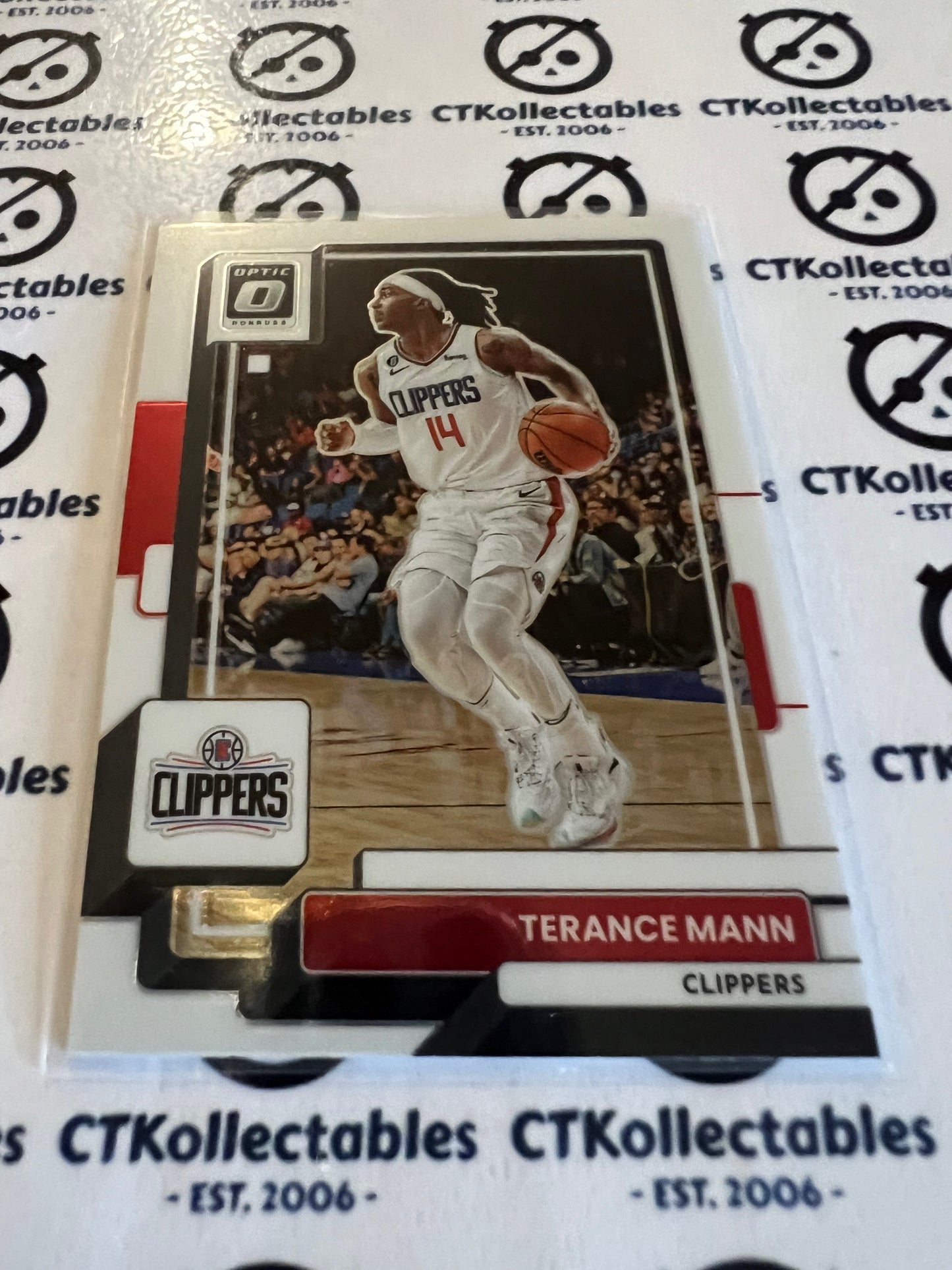 2022-23 NBA Optic Base # 120 Terance Mann Clippers