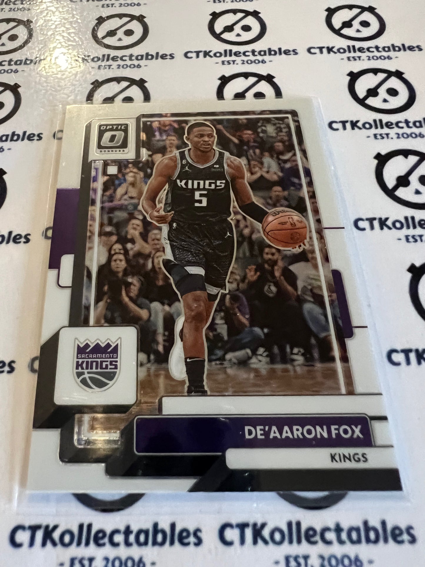 2022-23 NBA Optic Base # 130 DE'Aaron Fox Kings