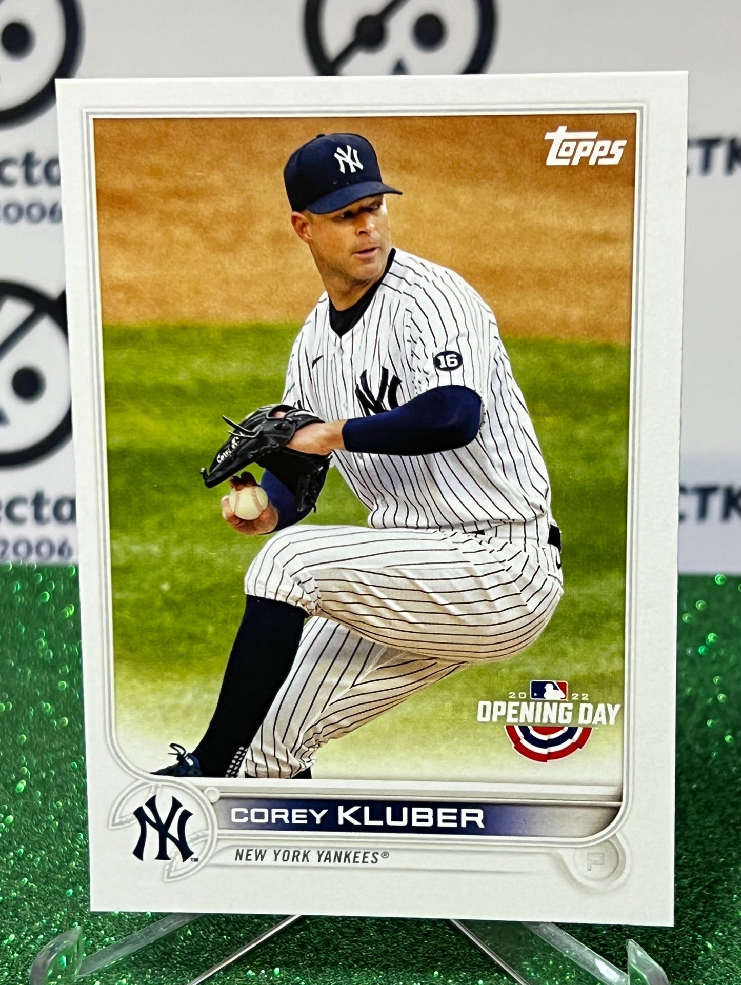 2022 TOPPS OPENING DAY COREY KLUBER # 95 NEW YORK YANKEES BASEBALL CARD