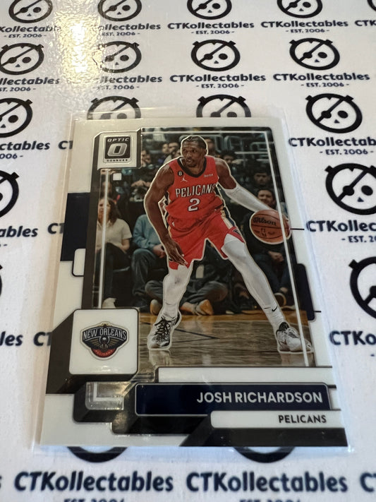 2022-23 NBA Optic Base # 198 Josh Richardson  Pelicans