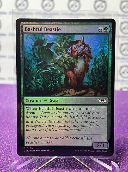 2024 MAGIC THE GATHERING DUSKMOURN HOUSE OF HORROR BASHFUL BEASTIE # C 0169 FOIL CARD