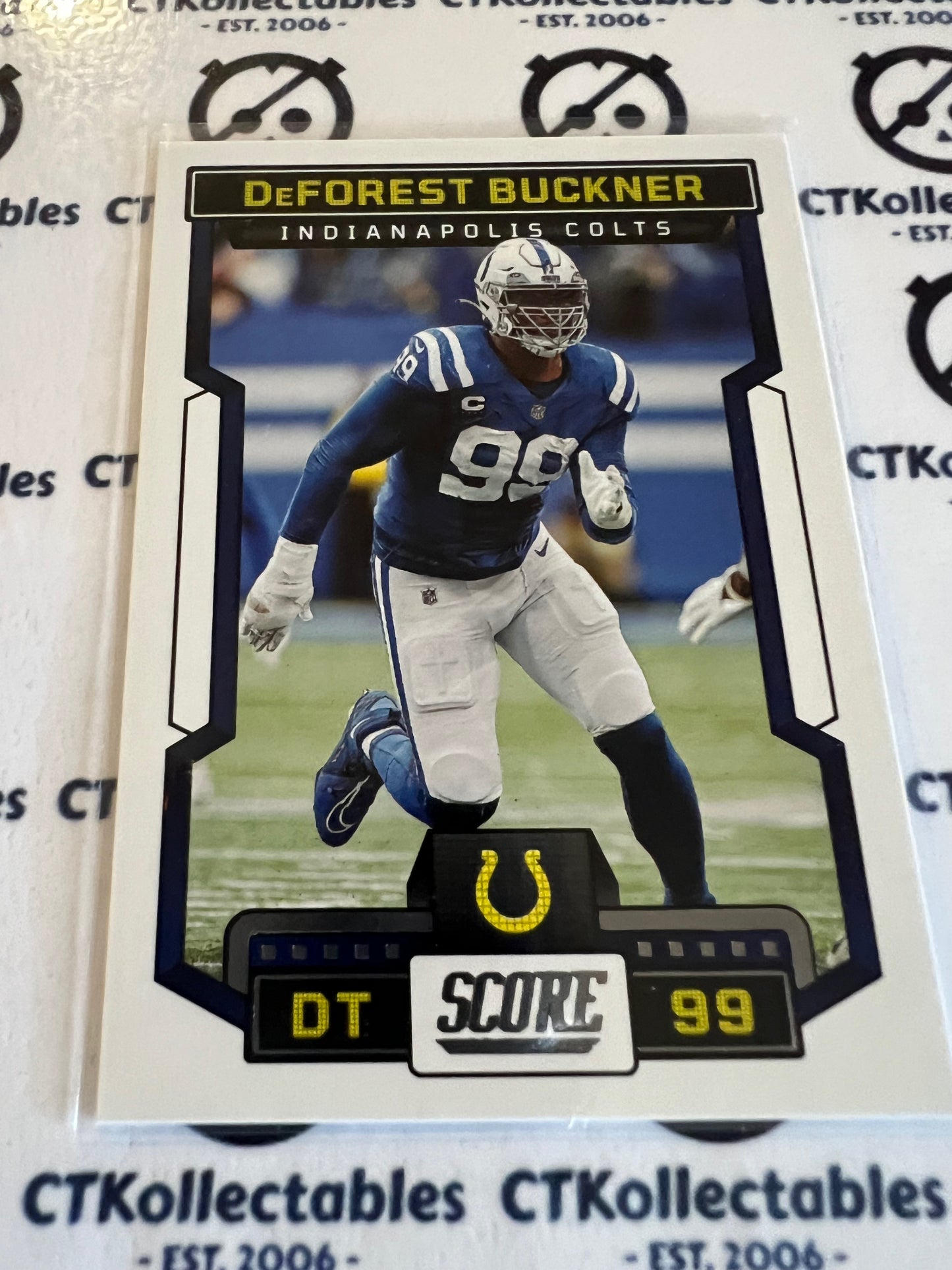 2023 NFL Panini Score Base  #14 DeForest Buckner Colts