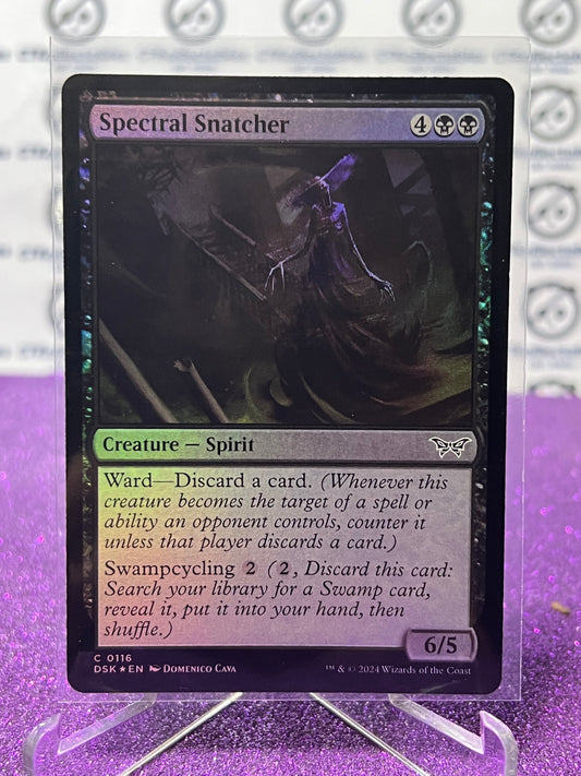 2024 MAGIC THE GATHERING DUSKMOURN HOUSE OF HORROR SPECTRAL SNATCHER # C 0116 FOIL CARD