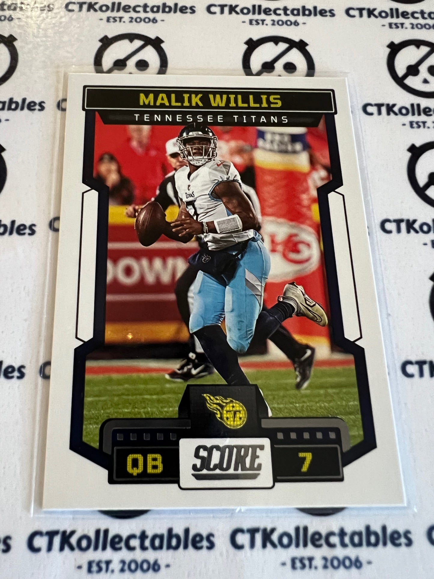 2023 NFL Panini Score Base  #29 Malik Willis Titans