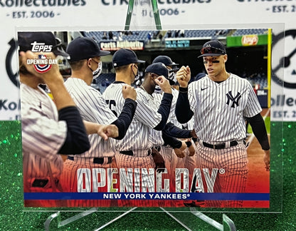 2022 TOPPS OPENING DAY  # OD-1  NEW YORK YANKEES BASEBALL CARD
