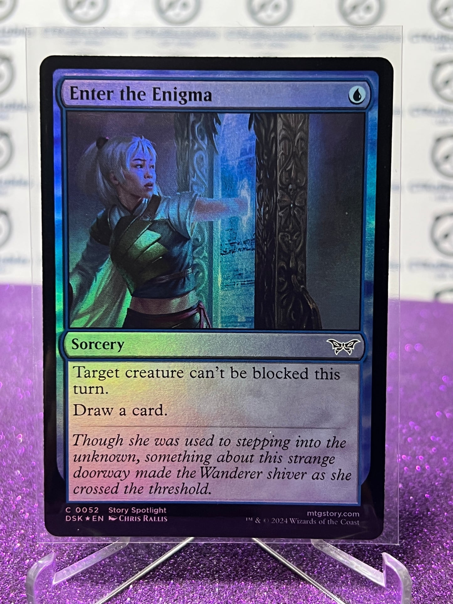 2024 MAGIC THE GATHERING DUSKMOURN HOUSE OF HORROR ENTER THE ENIGMA # C 0052  FOIL CARD