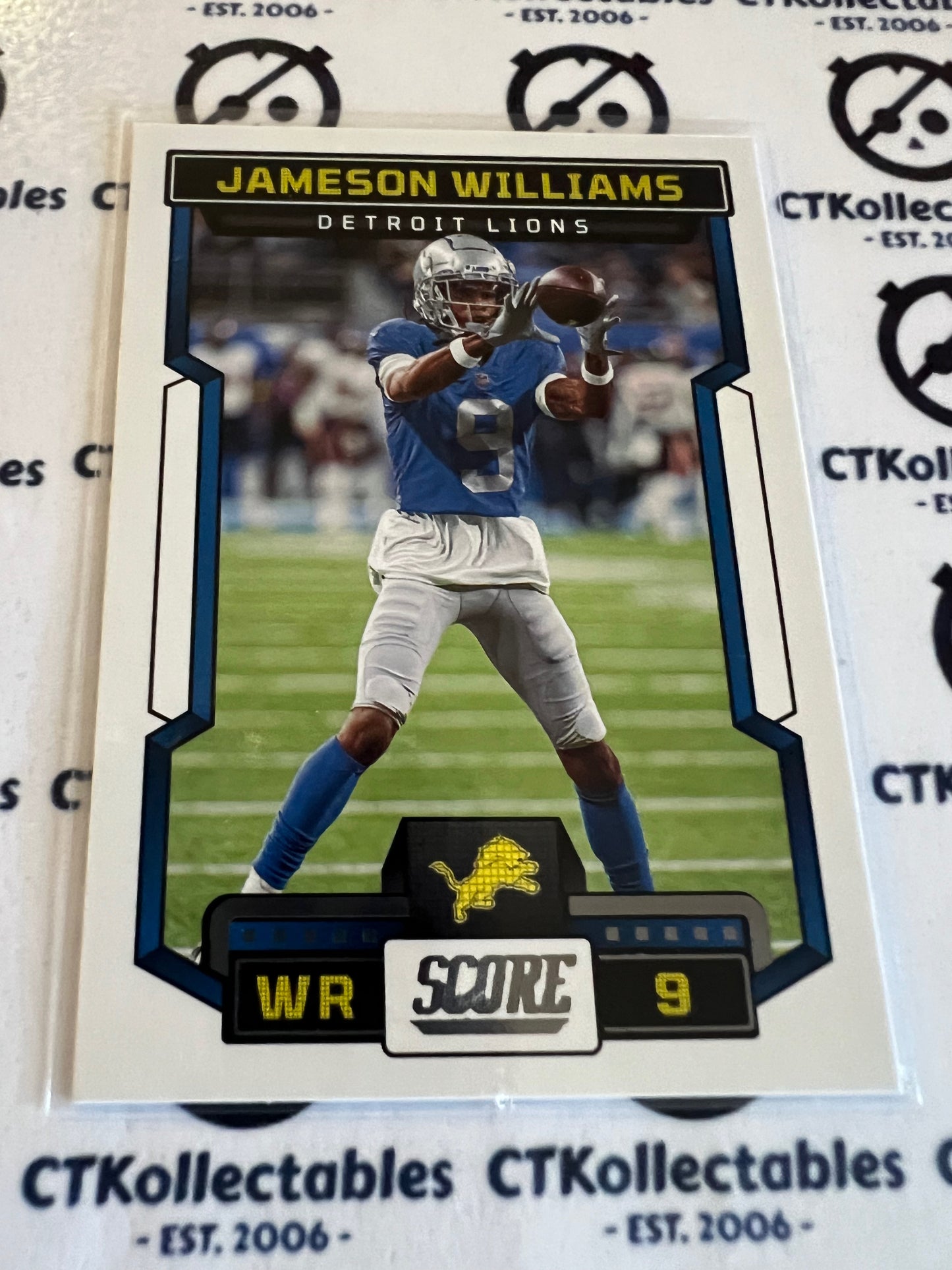 2023 NFL Panini Score Base #86 Jameson Williams Lions