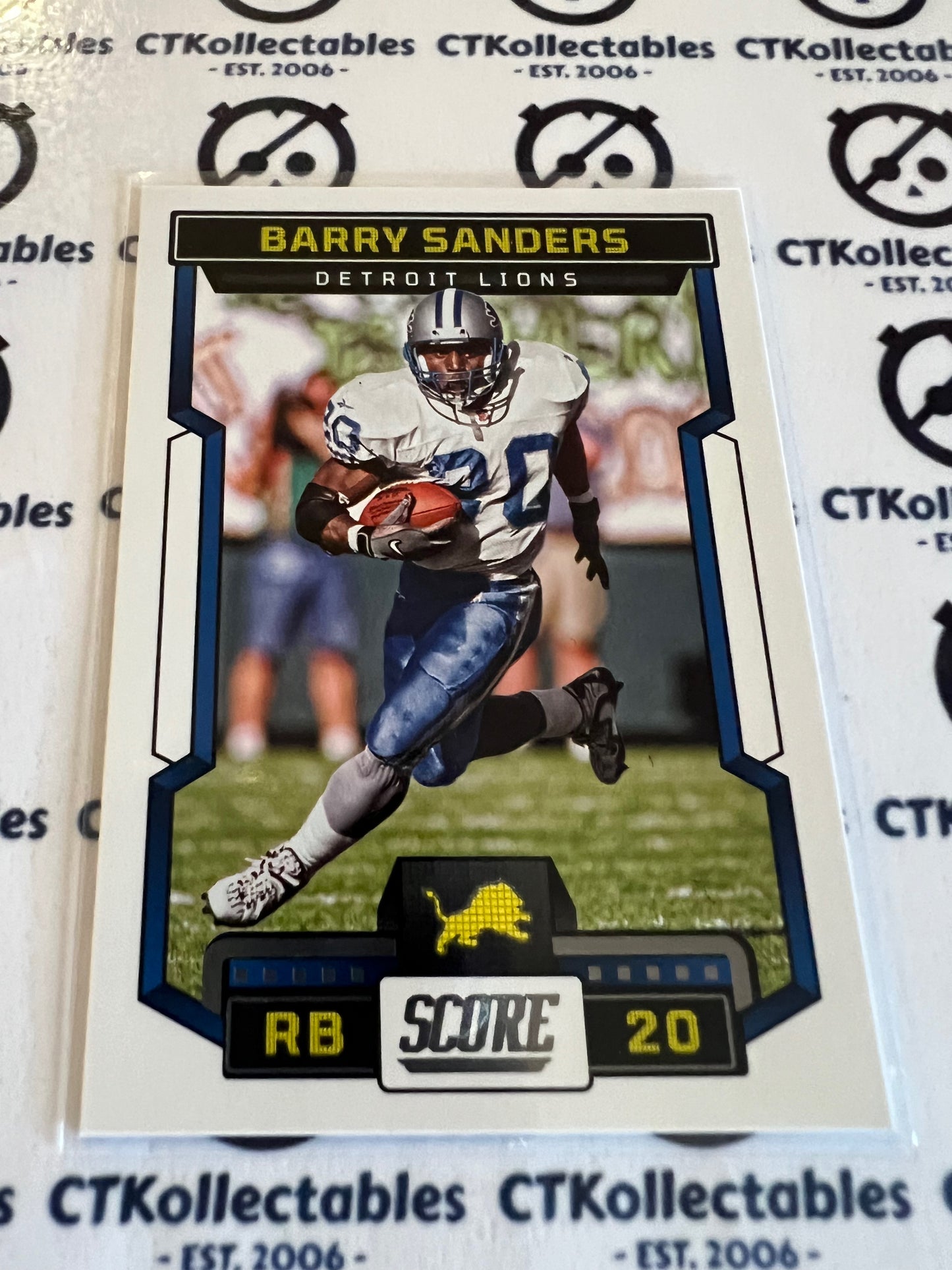 2023 NFL Panini Score Base #87 Barry Sanders Lions