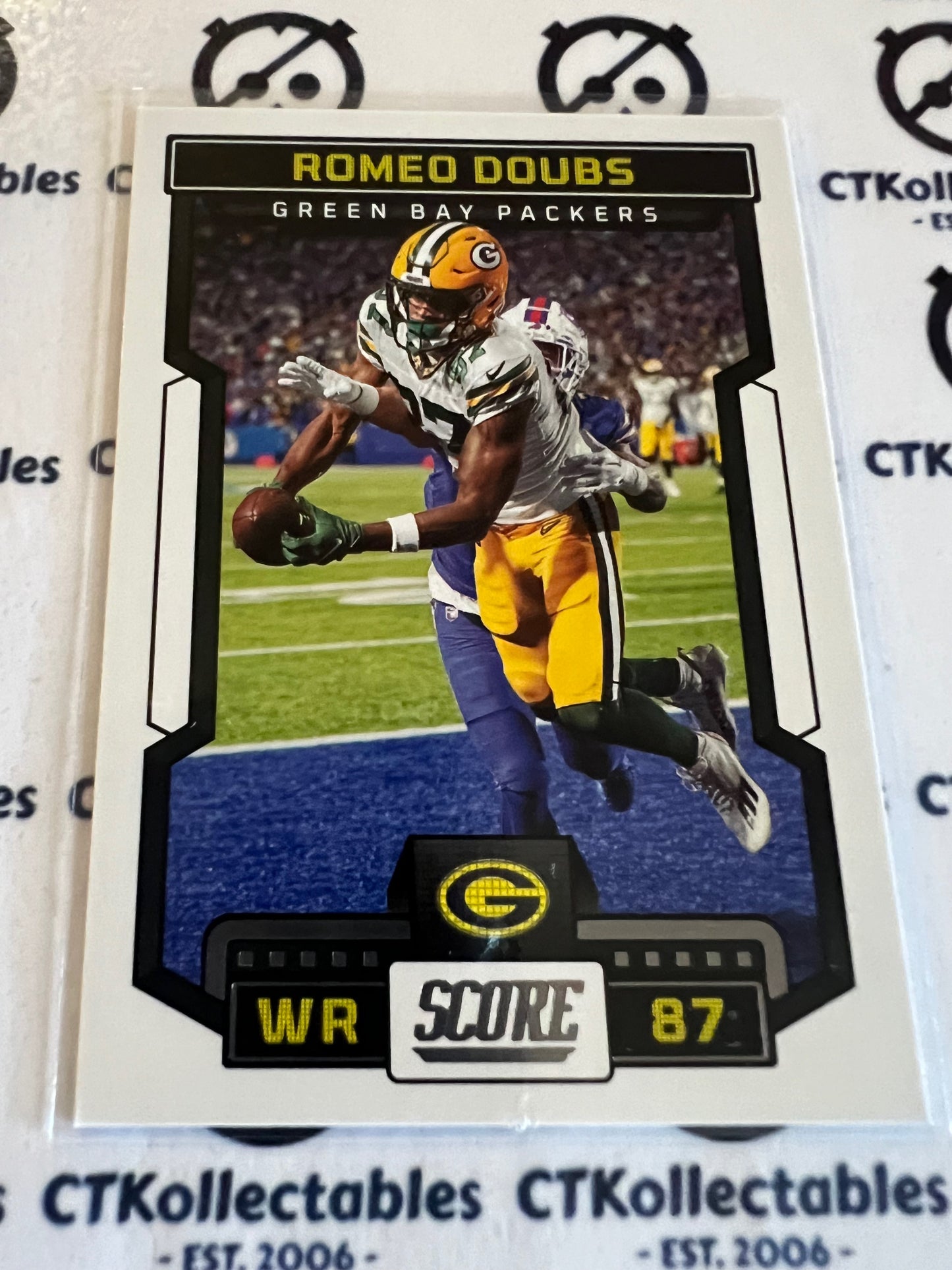 2023 NFL Panini Score Base #98 Romeo Doubs Packers