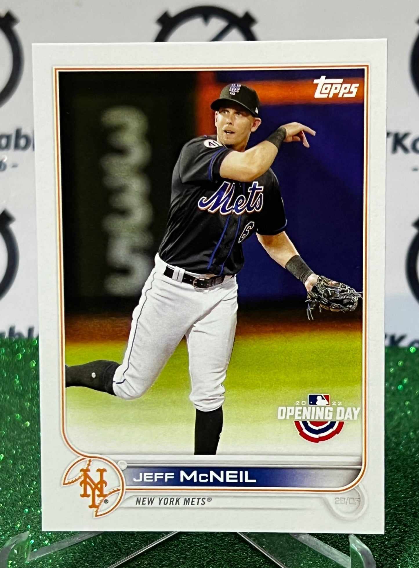 2022 TOPPS OPENING DAY JEFF MCNEIL # 4 NEW YORK METS BASEBALL