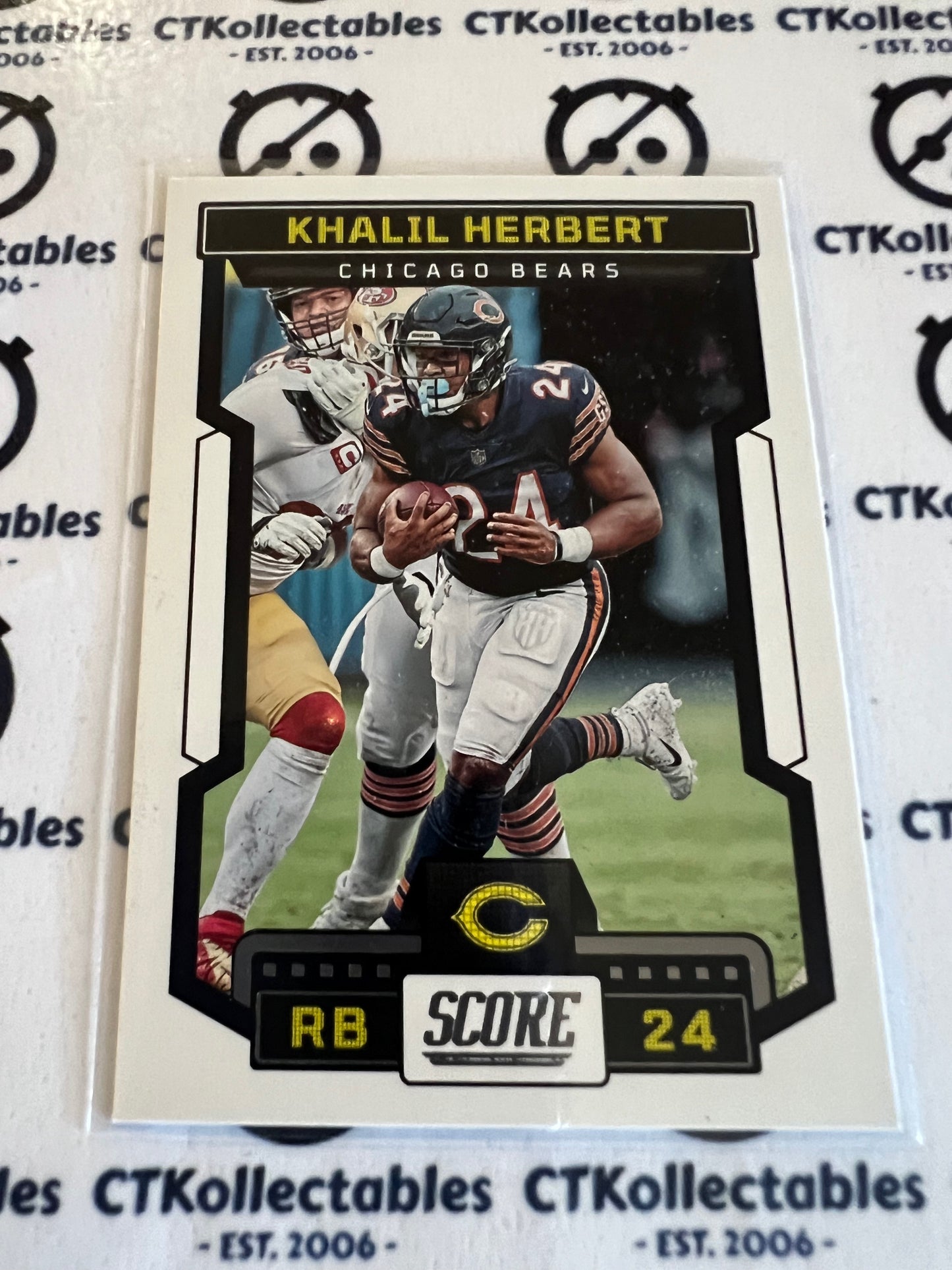 2023 NFL Panini Score Base #101 Khalil Herbert Bears