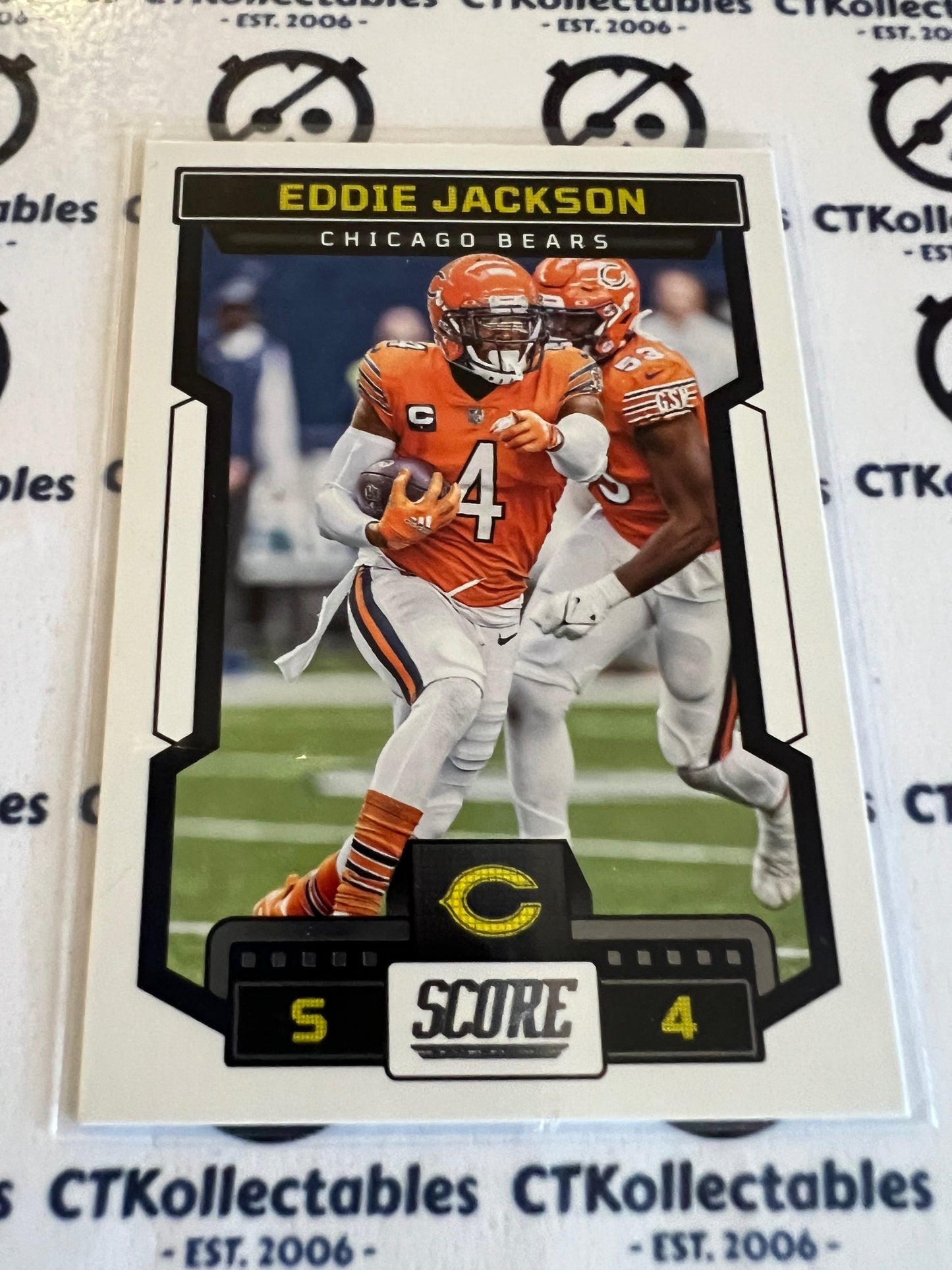 2023 NFL Panini Score Base #106 Eddie Jackson   Bears