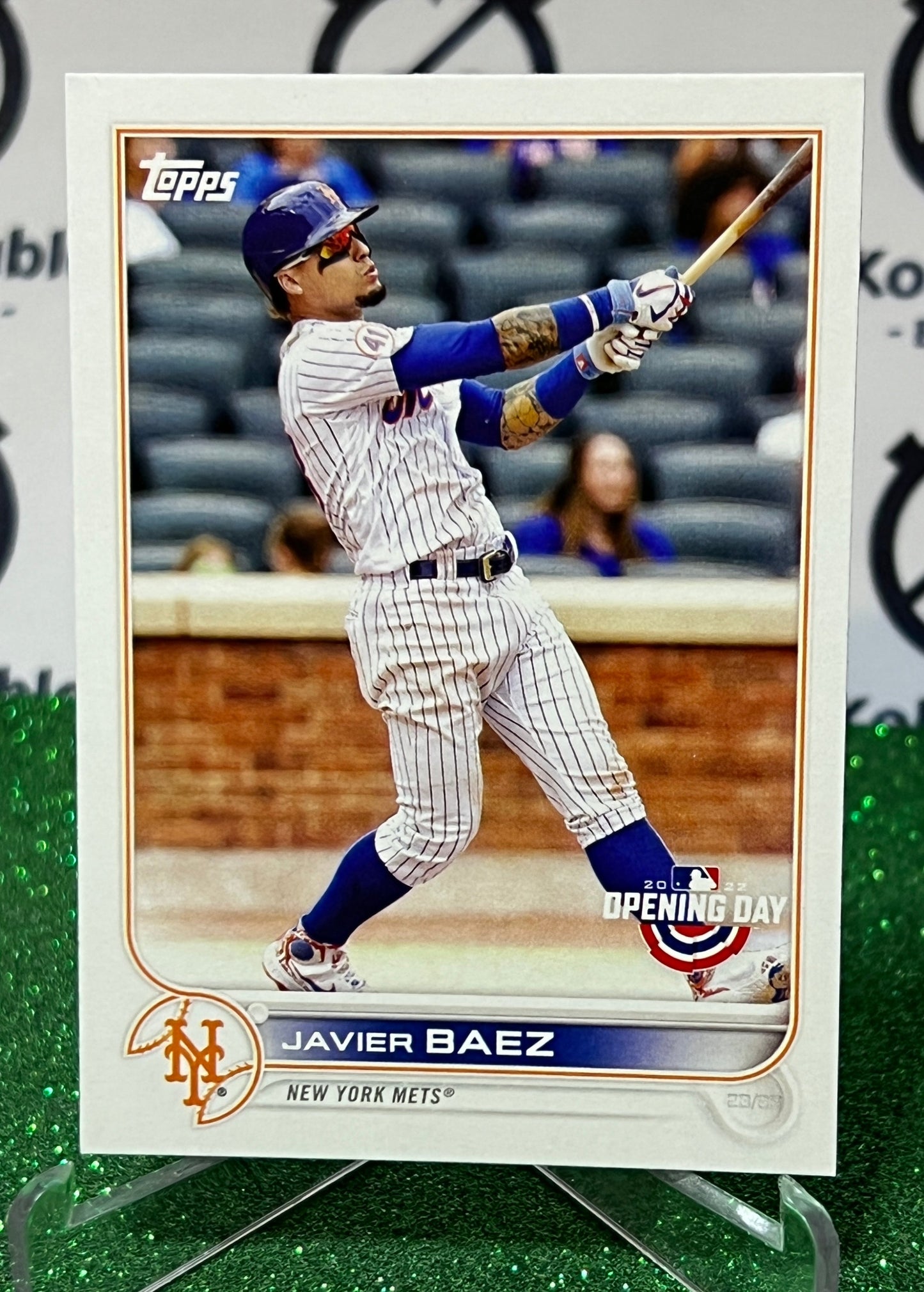 2022 TOPPS OPENING DAY JAVIER BAEZ # 79 NEW YORK METS BASEBALL