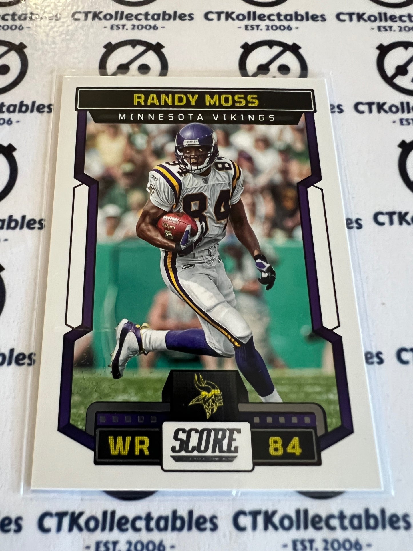 2023 NFL Panini Score Base #118 Randy Moss Vikings