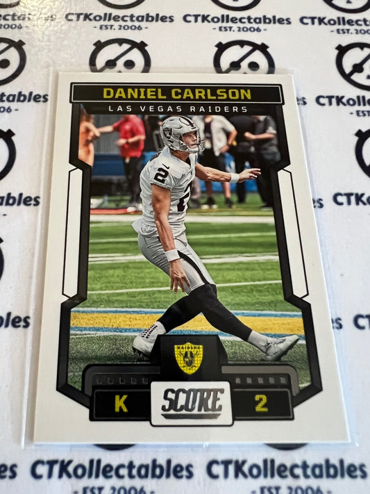 2023 NFL Panini Score Base #138 Daniel Carlson  Raiders