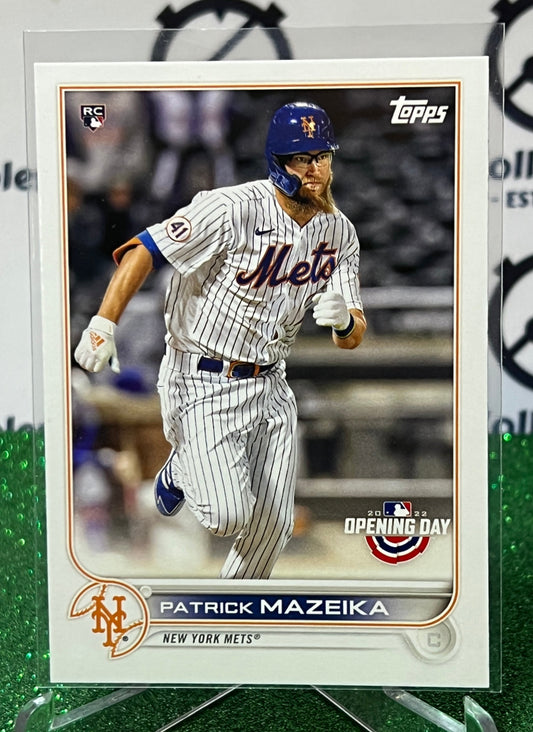 2022 TOPPS OPENING DAY PATRICK MAZEIKA # 19  NEW YORK METS BASEBALL