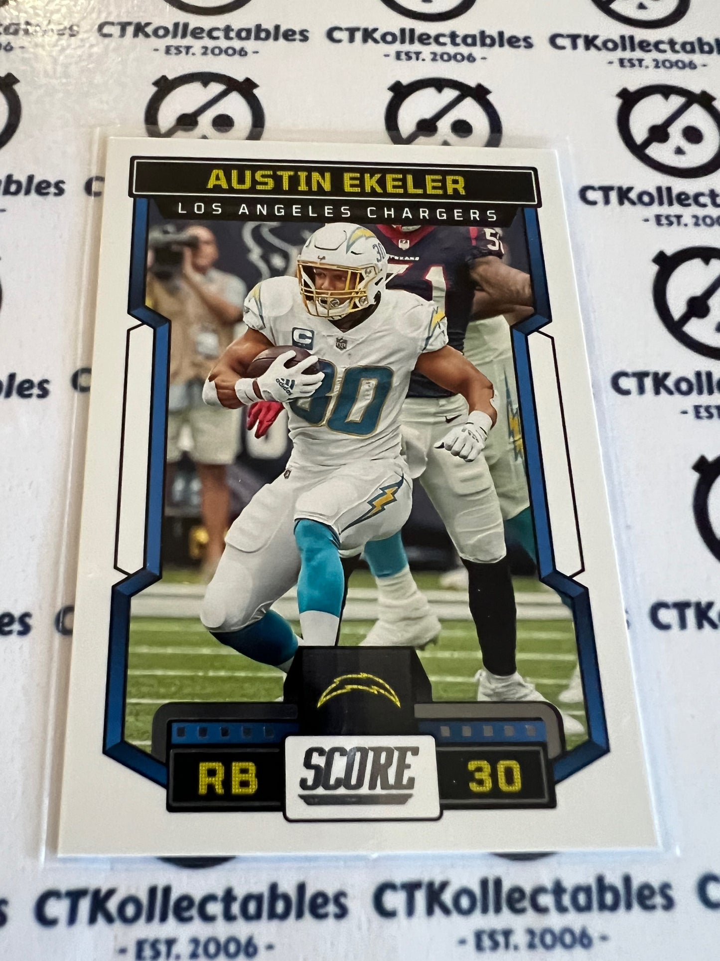 2023 NFL Panini Score Base #144 Austin Ekeler Chargers