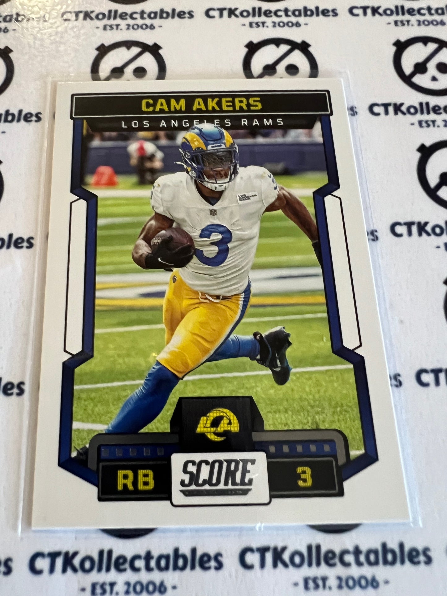 2023 NFL Panini Score Base #162 Cam Akers Rams