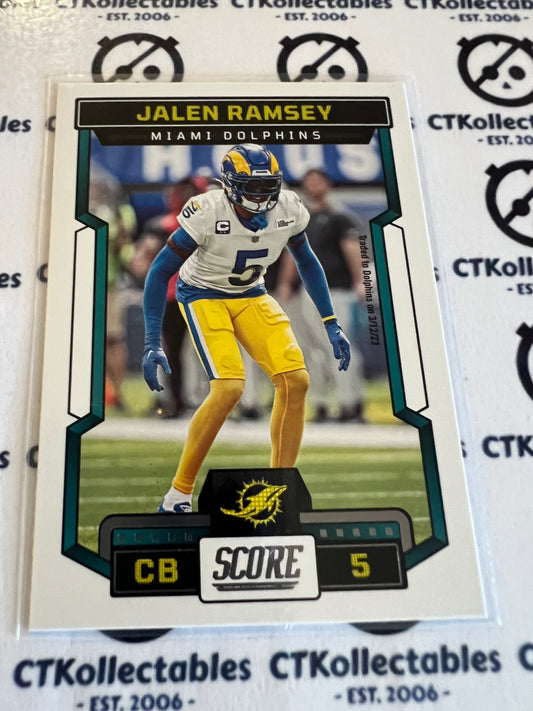 2023 NFL Panini Score Base #166 Jalen Ramsey Dolphins