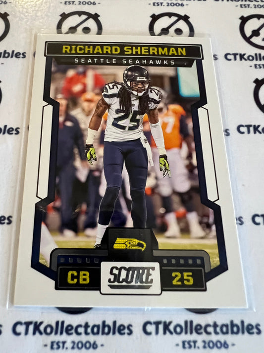 2023 NFL Panini Score Base #187 Richard Sherman  Seahawks