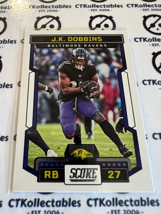 2023 NFL Panini Score Base #189 J.K. Dobbins Ravens