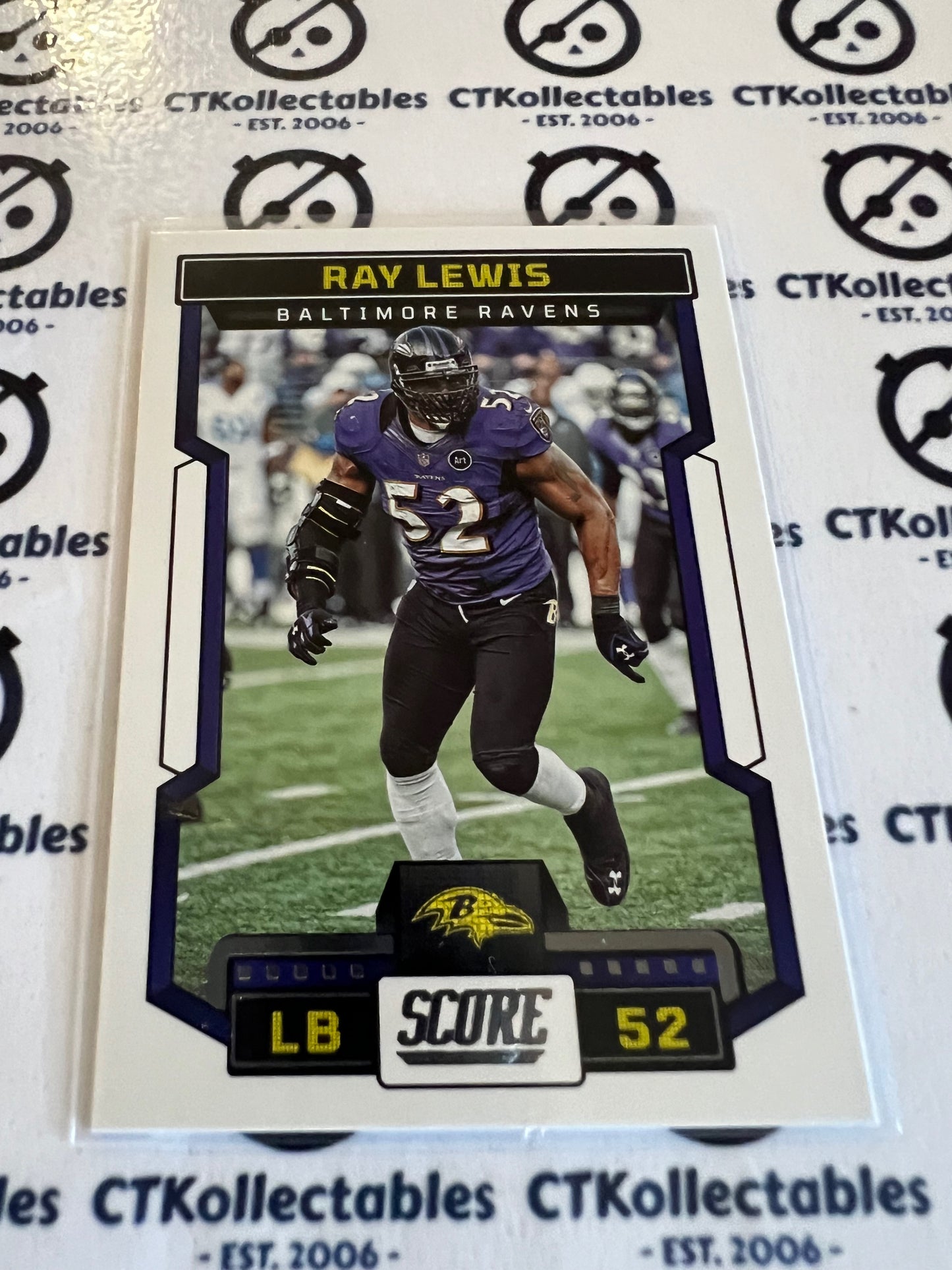 2023 NFL Panini Score Base #195 Ray Lewis Ravens