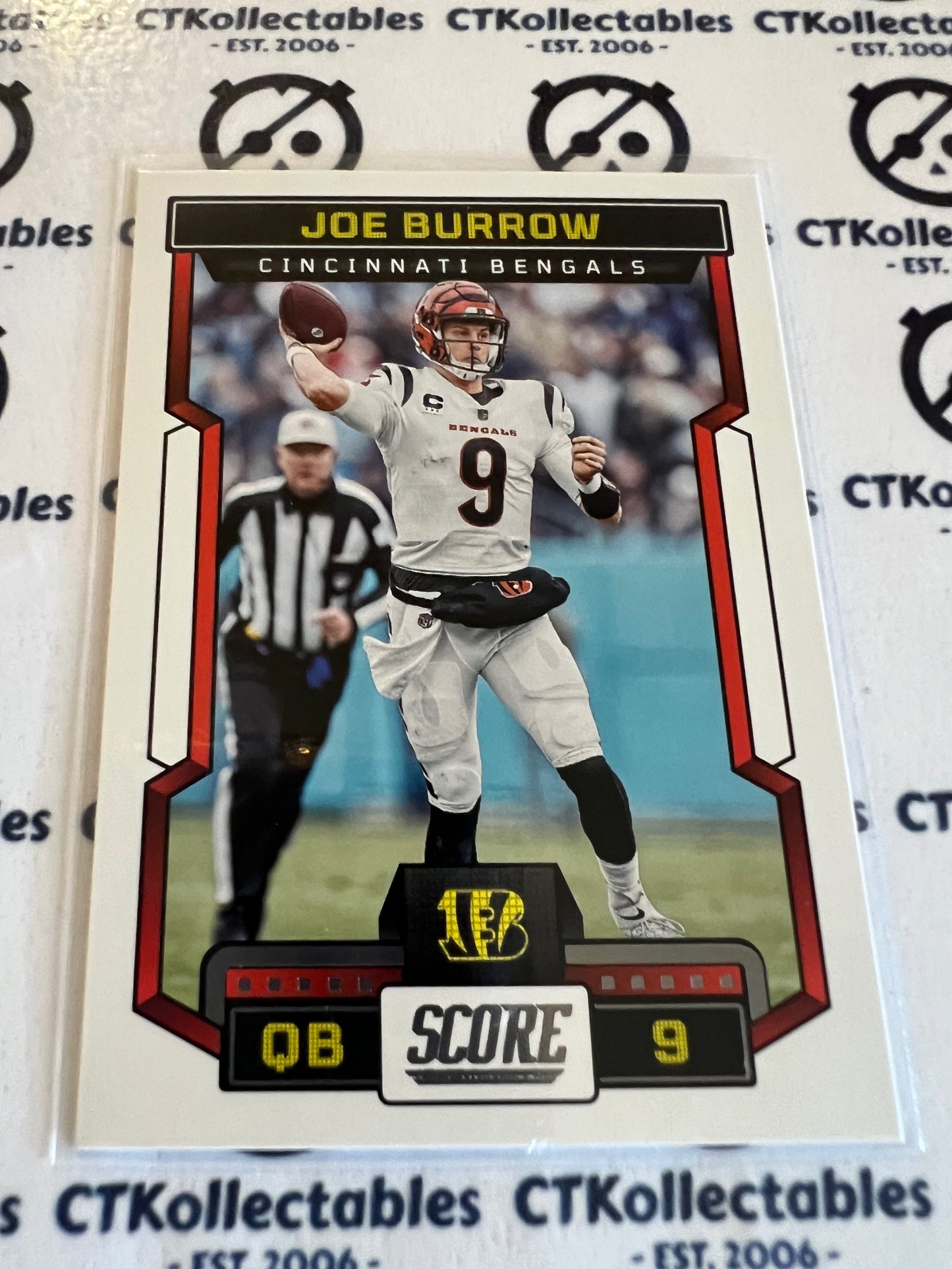 2023 NFL Panini Score Base #196 Joe Burrow Bengals