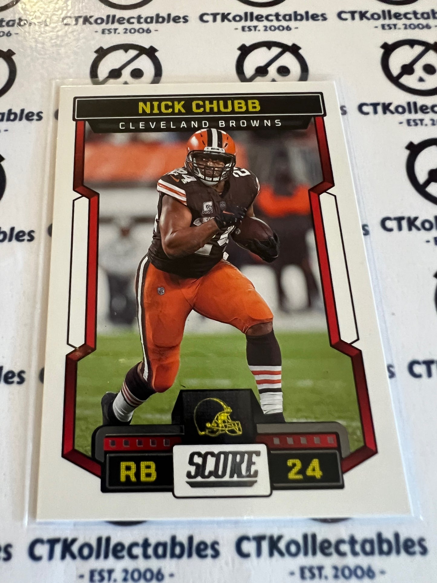 2023 NFL Panini Score Base #207 Nick Chubb Browns