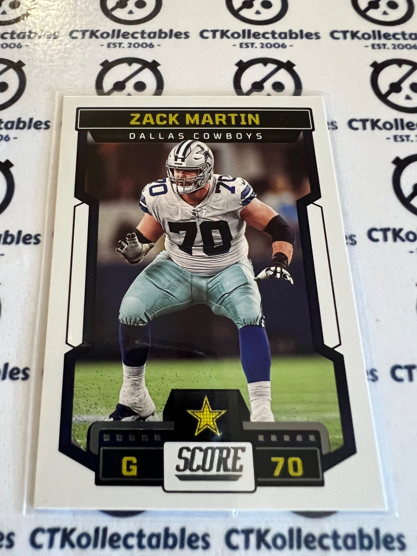 2023 NFL Panini Score Base #232 Zack Martin  Cowboys