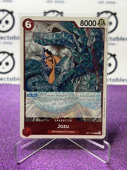 ONE PIECE THE WORLD'S STRONGEST WARRIORS JOZU # OP17-008 R FOIL ENGLISH TCG