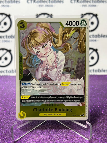 ONE PIECE THE WORLD'S STRONGEST WARRIORS CHARLOTTE PUDDING # OP17-109 R FOIL ENGLISH TCG