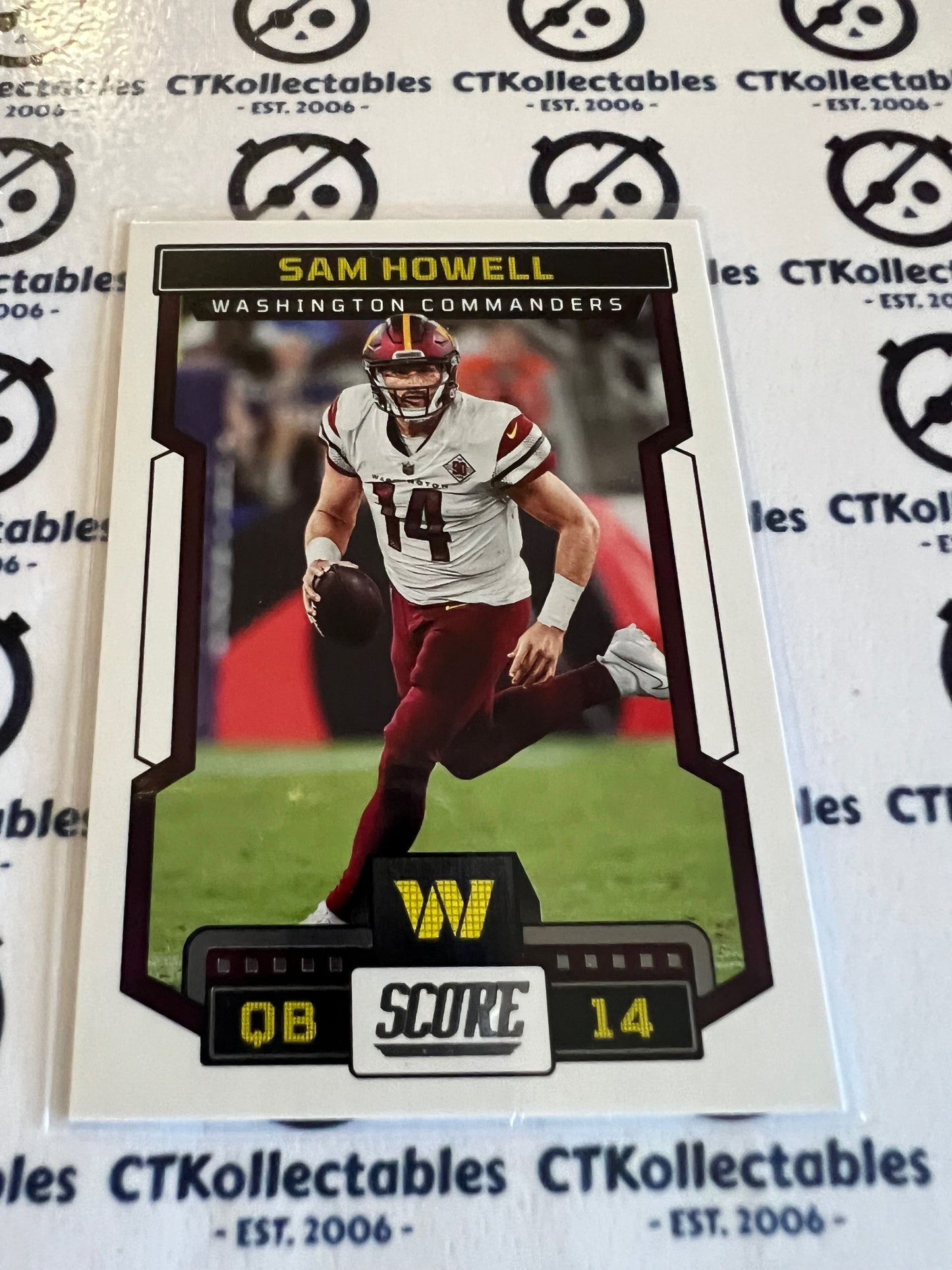 2023 NFL Panini Score Base #253 Sam Howell Washington Redskins