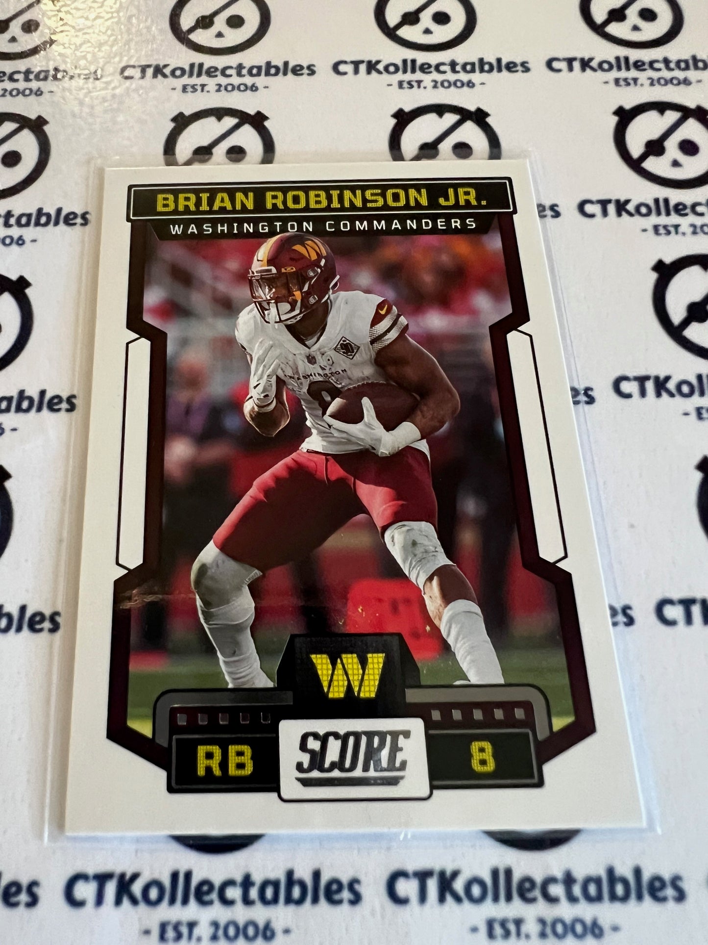 2023 NFL Panini Score Base #254 Brian Robinson JR  Washington Redskins