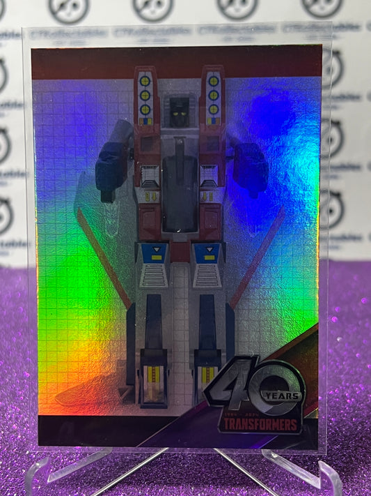 2024 TRANSFORMERS 40th ANNIVERSARY STARSCREAM # 87 FOIL PARALLEL TRADING CARD