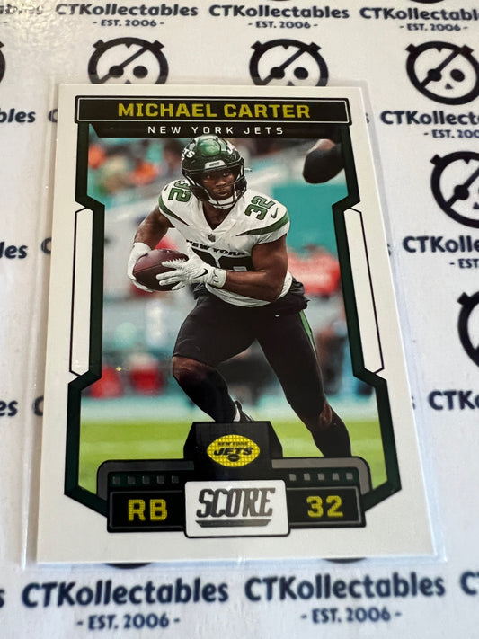 2023 NFL Panini Score Base #289 Michael Carter Jets