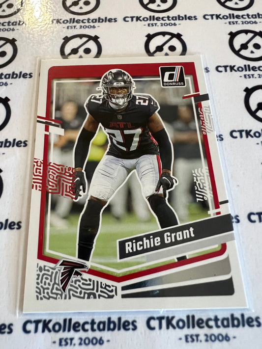 2023 NFL Panini Donruss Base #13 Richie Grant Falcons