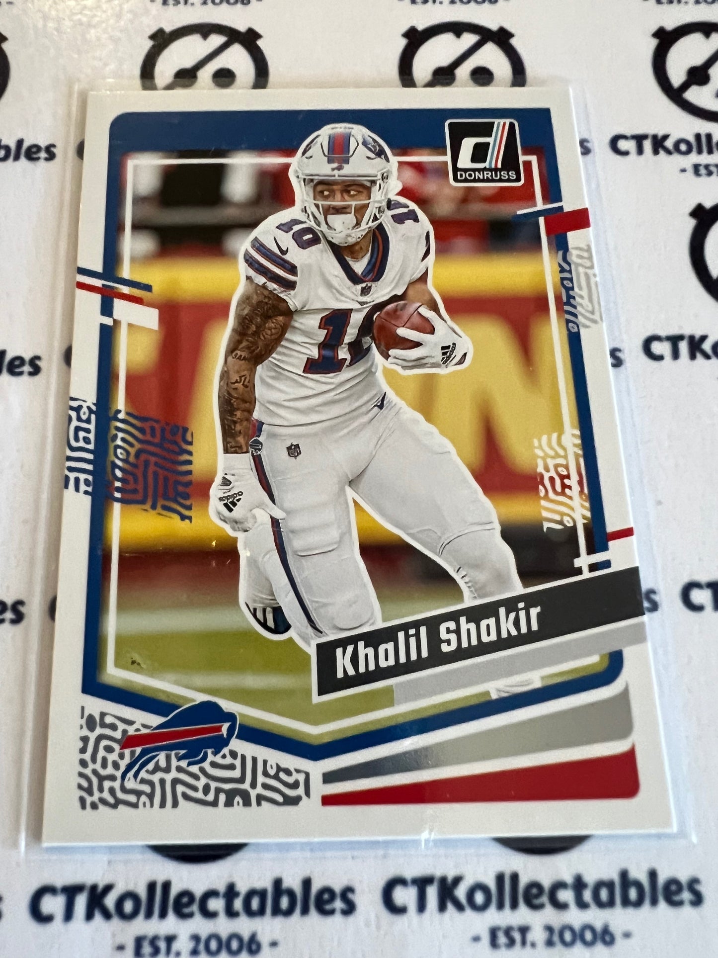 2023 NFL Panini Donruss Base #33 khalil Shakir Bills