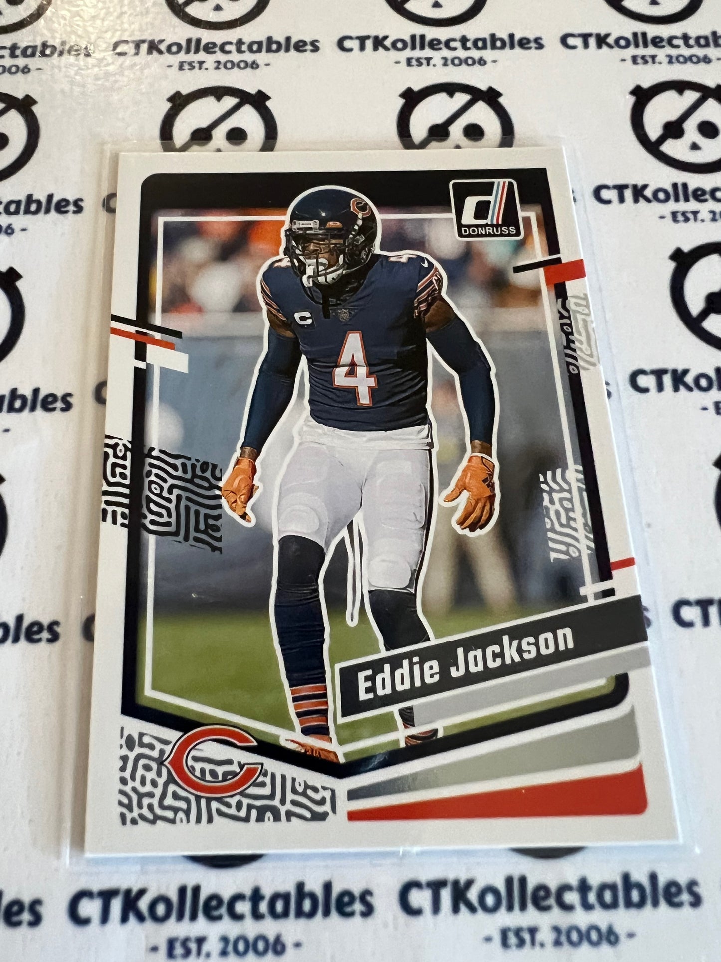 2023 NFL Panini Donruss Base #52 Eddie Jackson  Bears