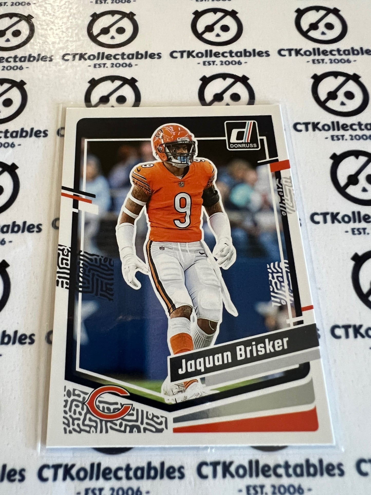 2023 NFL Panini Donruss Base #54 Jaquan Brisker   Bears