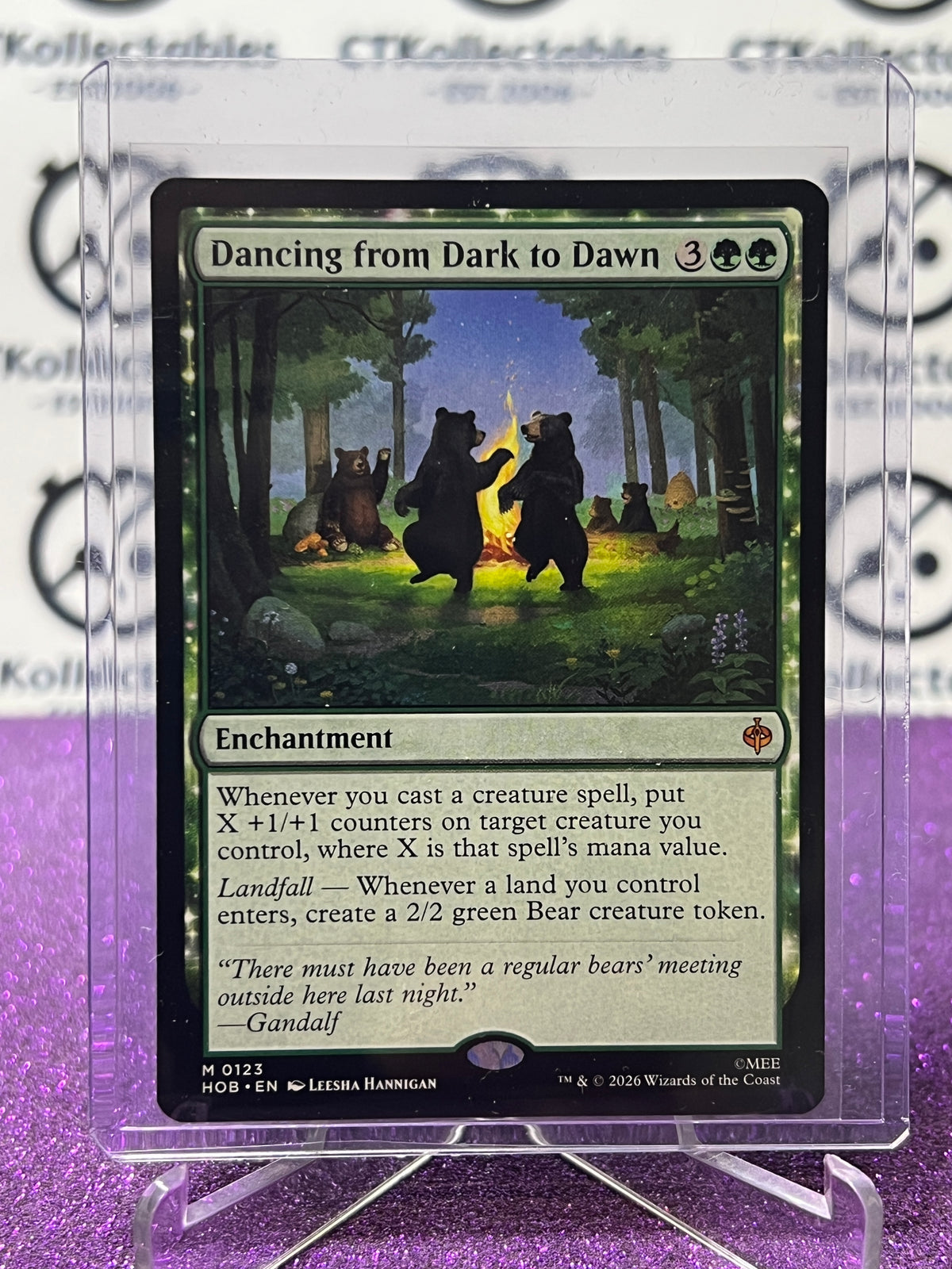 2026 MAGIC THE GATHERING THE HOBBIT DANCING FROM DARK TO DAWN  # M 00123 MYSTIC N0N-FOIL TCG CARD