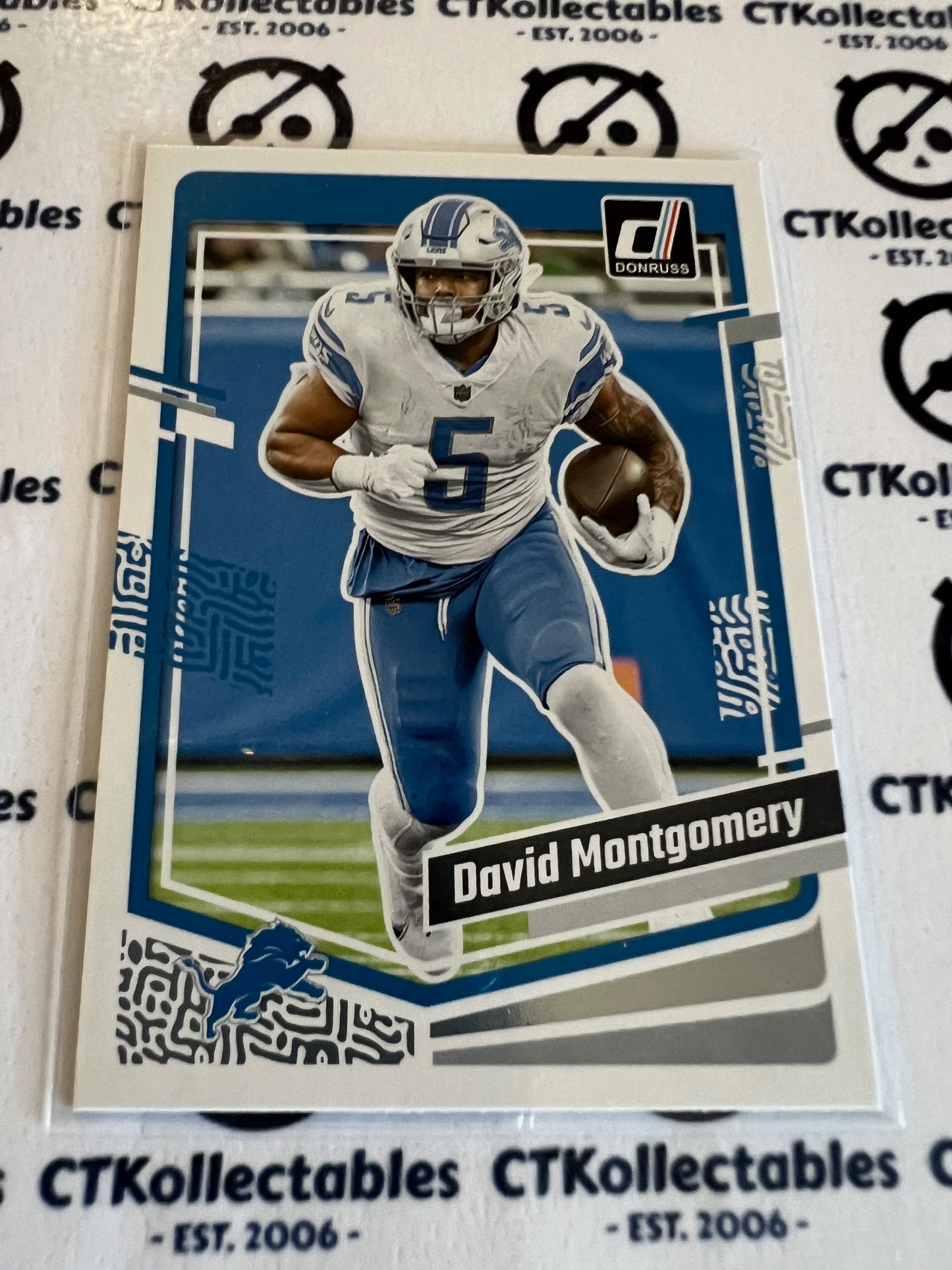 2023 NFL Panini Donruss Base #97 David Montgomery Lions