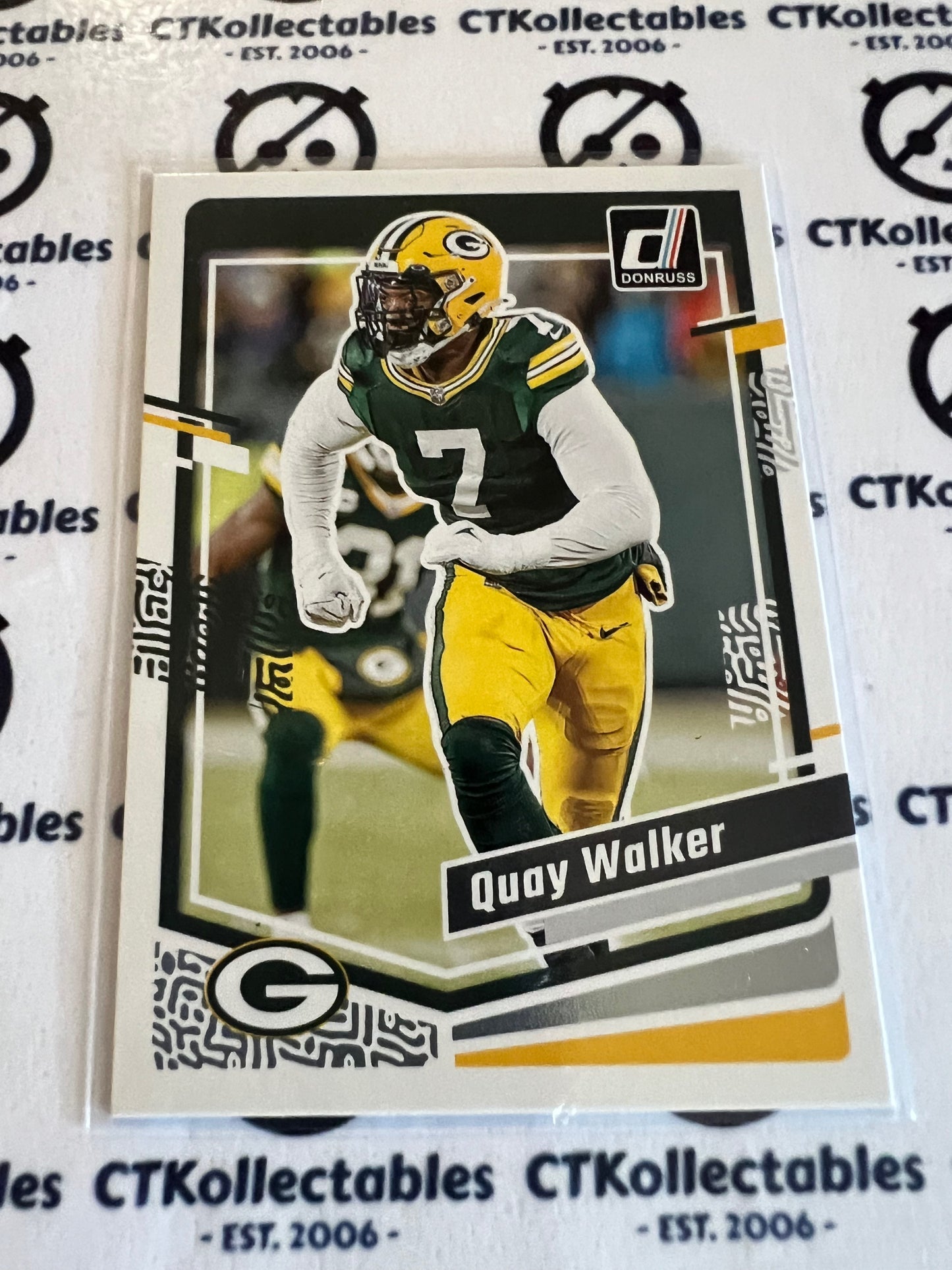 2023 NFL Panini Donruss Base #112 Quay Walker Packers