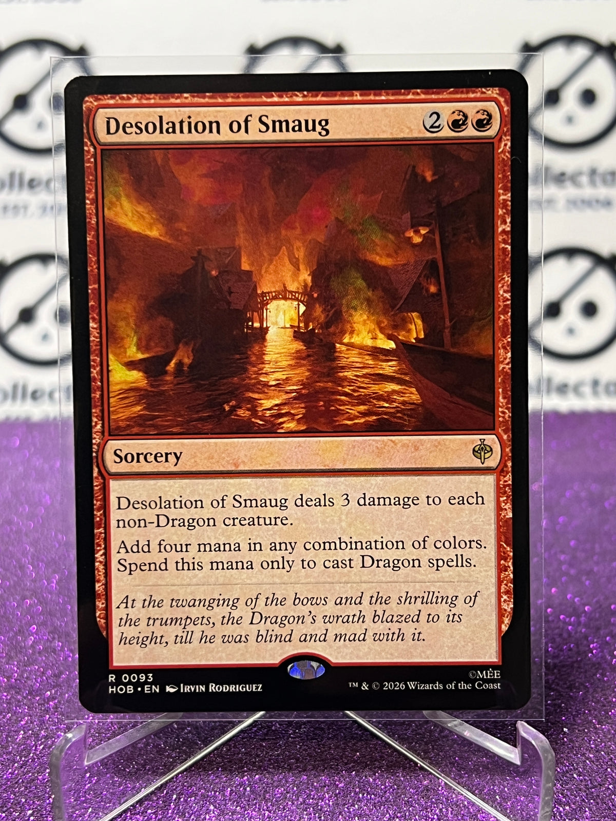 2026 MAGIC THE GATHERING THE HOBBIT DESOLATION OF SMAUG # R 0093 NON-FOIL TCG CARD