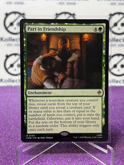 2026 MAGIC THE GATHERING THE HOBBIT PART IN FRIENDSHIP # R 0134 NON-FOIL TCG CARD
