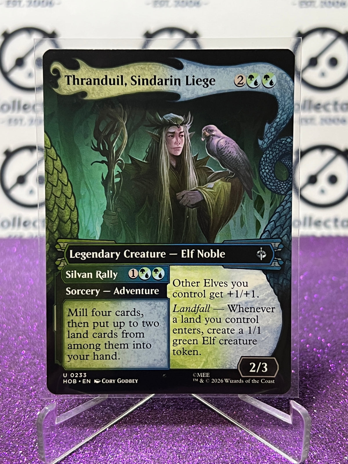2026 MAGIC THE GATHERING THE HOBBIT THRANDUIL, SINDARIN LIEGE # U 0233 NON-FOIL NON-BORDER TCG CARD