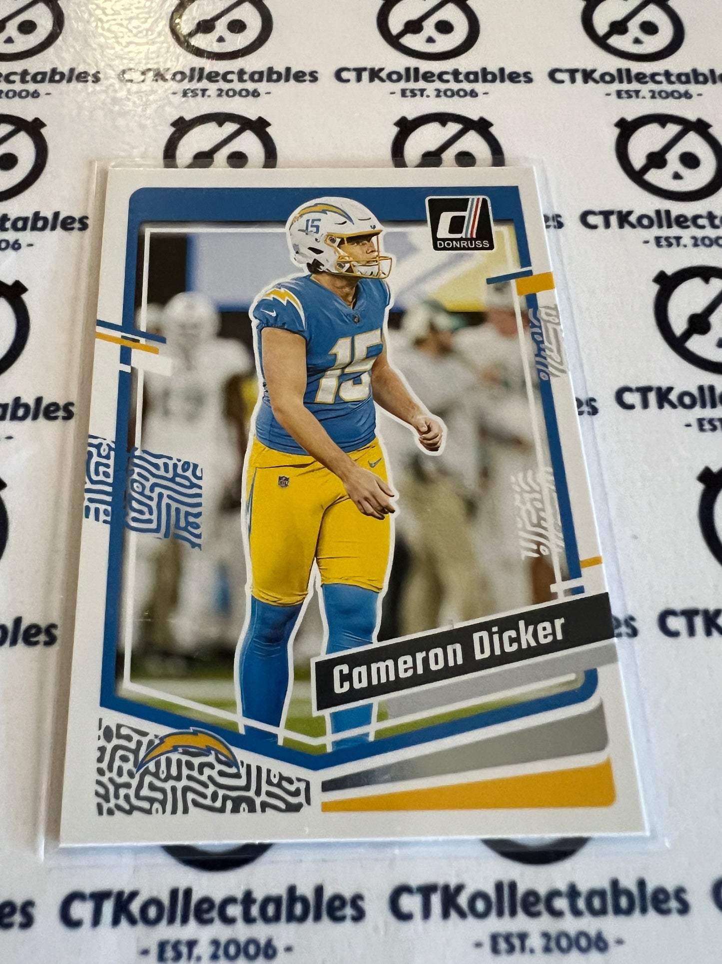 2023 NFL Panini Donruss Base #154 Cameron Dicker Chargers