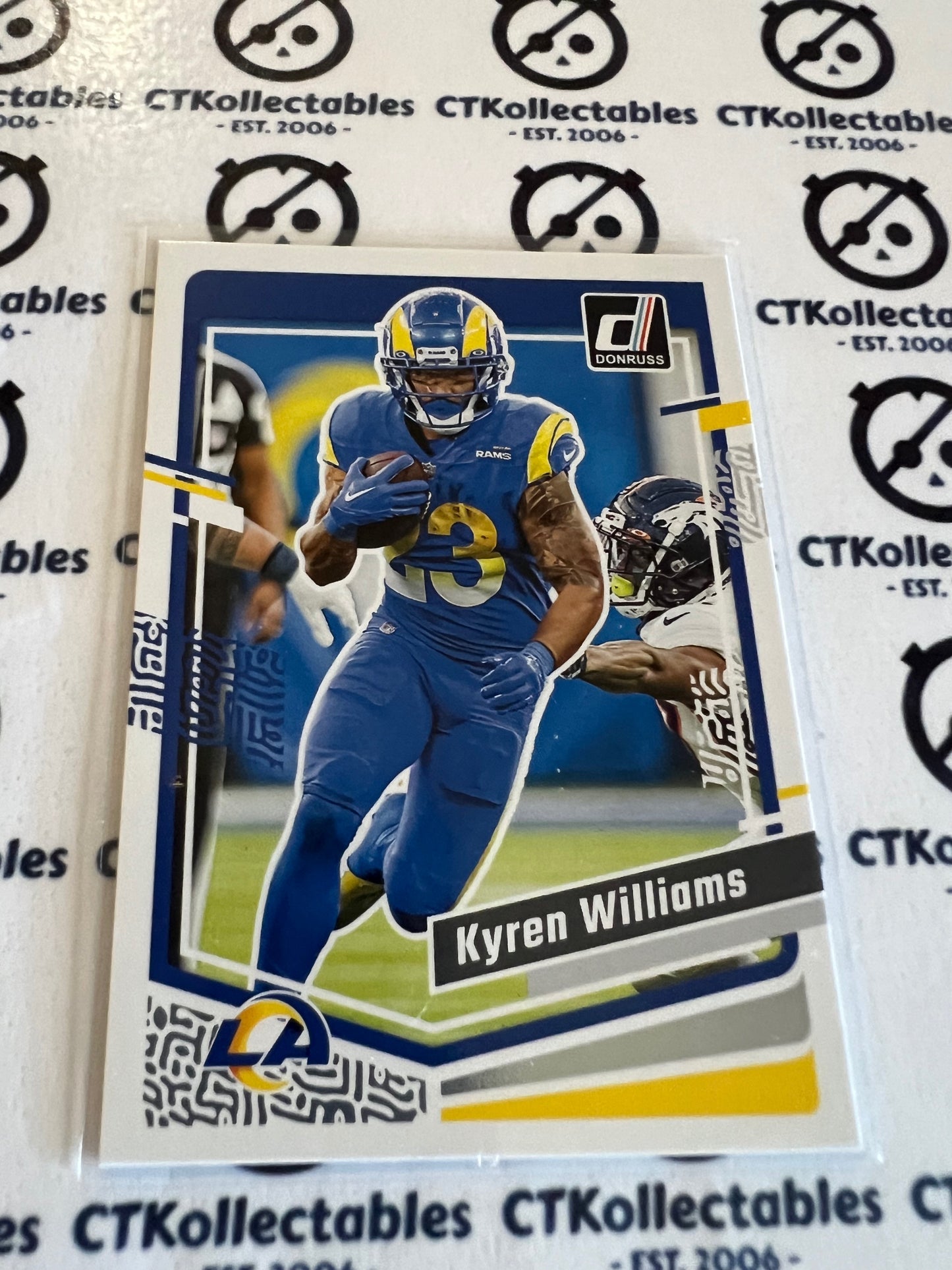 2023 NFL Panini Donruss Base #167 Kyren Williams  Rams