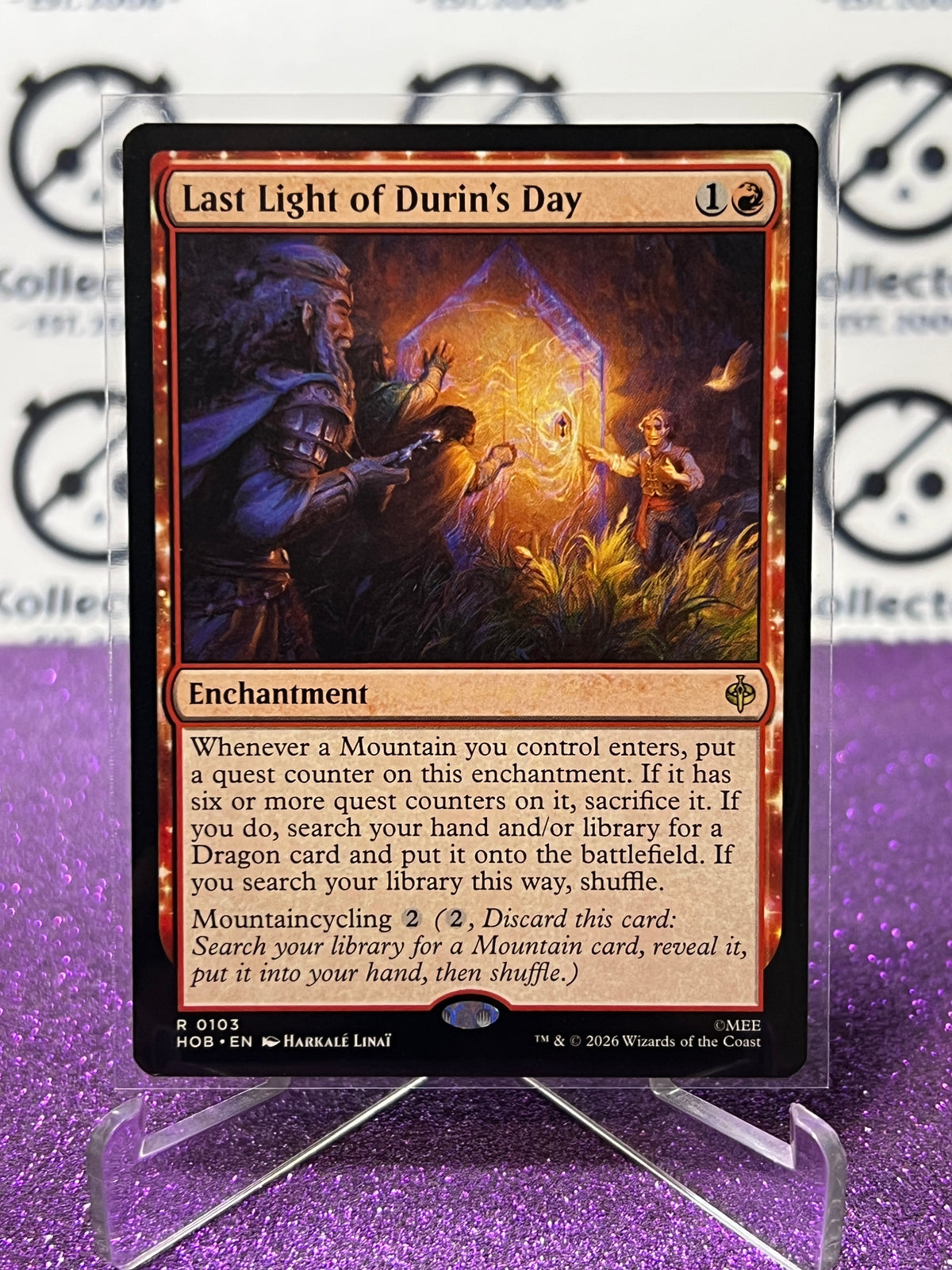 2026 MAGIC THE GATHERING THE HOBBIT LAST LIGHT OF DURIN'S DAY # R 0103 NON-FOIL TCG CARD