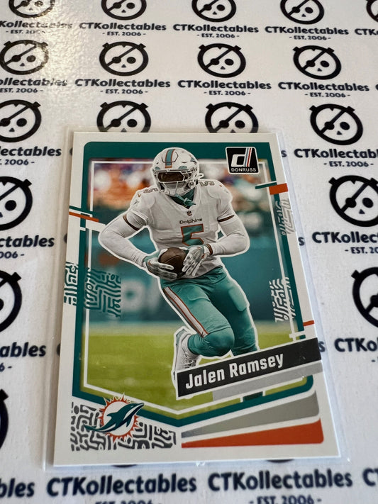 2023 NFL Panini Donruss Base #184 Jalen Ramsey Dolphins