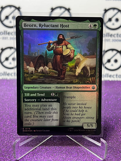 2026 MAGIC THE GATHERING THE HOBBIT BEORN, RELUCTANT HOST # C 0118 FOIL TCG CARD